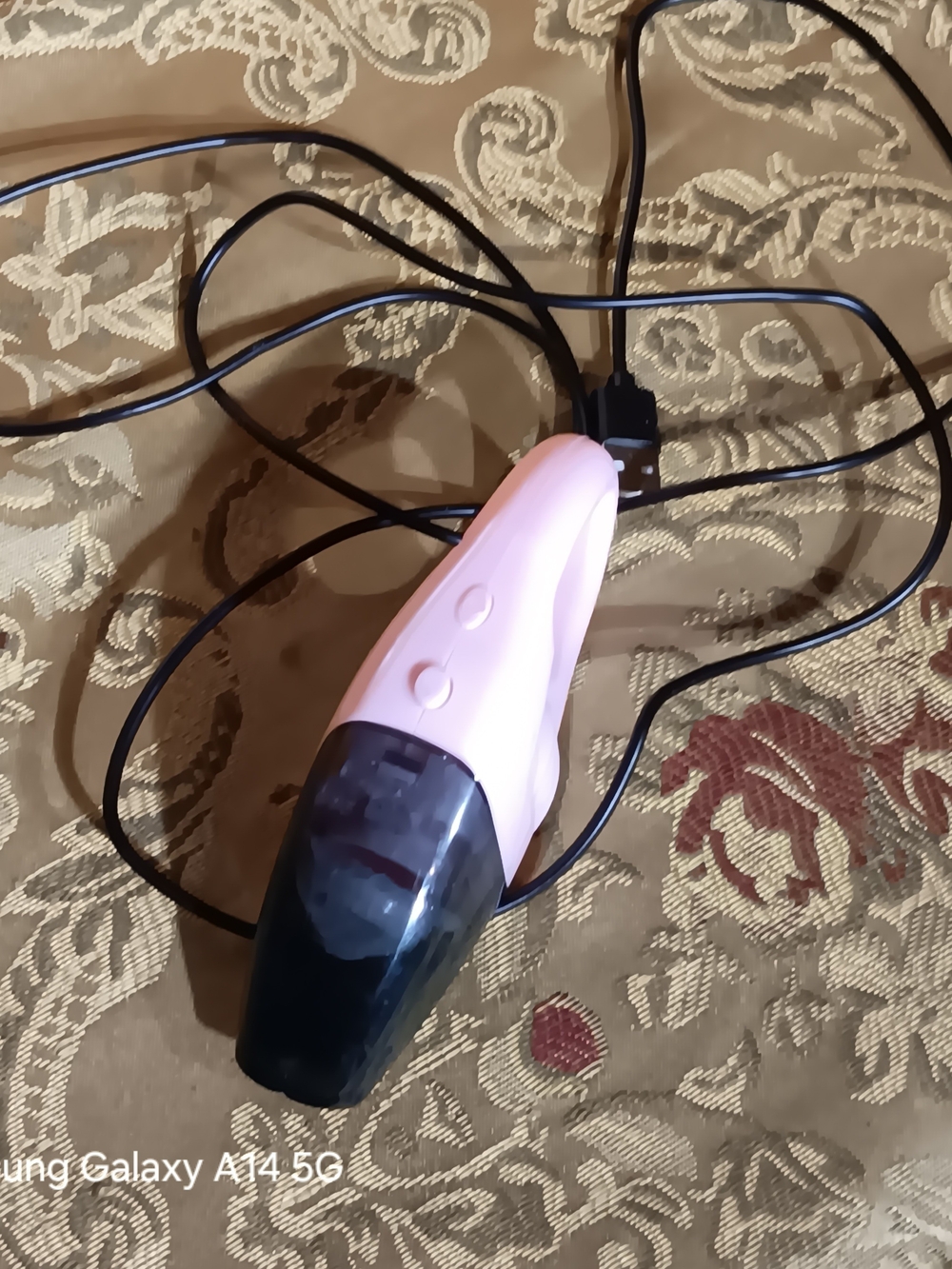 Pink Handheld Corded Vacuum Cleaner - Compact Home Vacuum